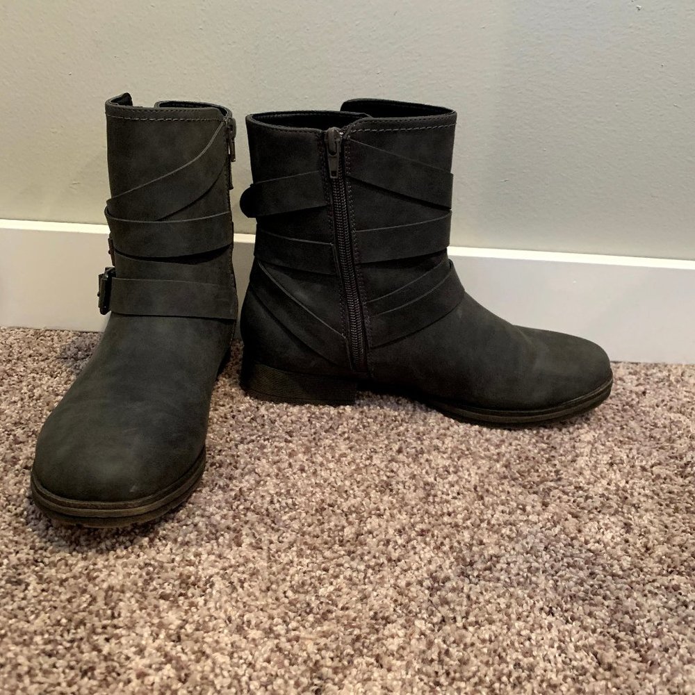 Triple Buckle Booties